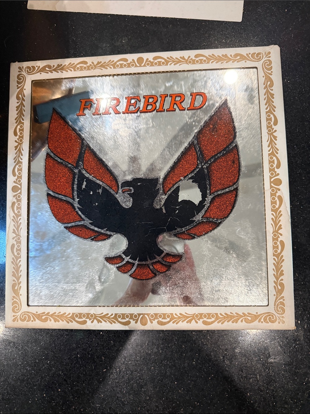 Emblem Wall Art - Black and Orange